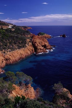 Corniche de l'Esterel,Coastal Landscape