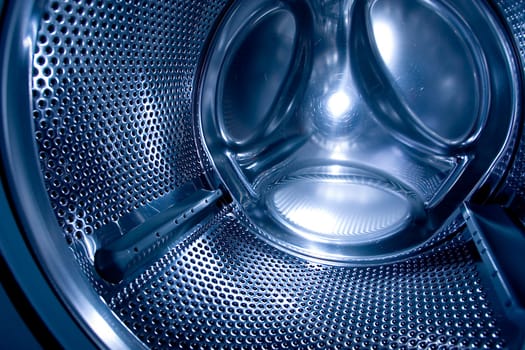 Washing drum blue