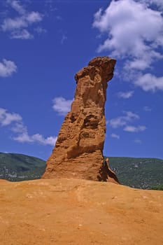 Ochre rocks near Rustrel,Provence