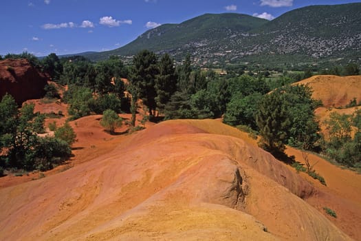 Ochre rocks near Rustrel