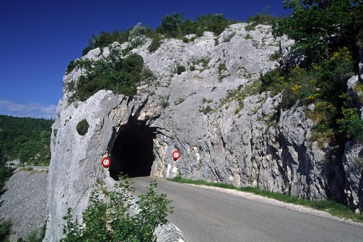 Mountain landscape,Gorges de la Nesque