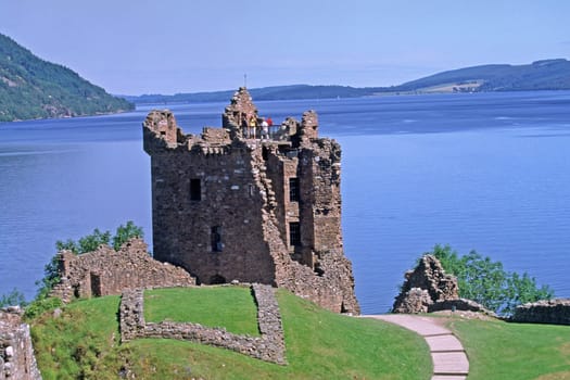 Urquhart Castle on Loch Ness