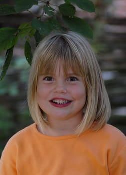 Bright children's eyes