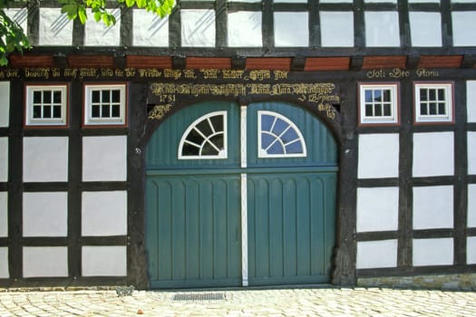 Schledehausen,half-timbered house