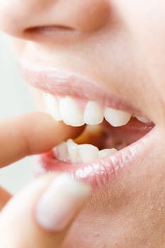 Mouth,lips and teeth
