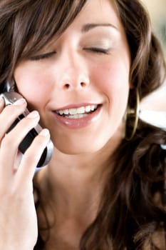 Satisfied on the phone