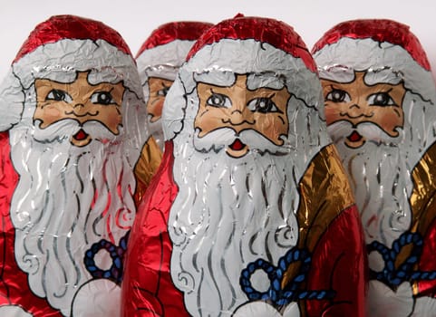 Santa Claus faces