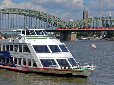 Ship on the Rhine