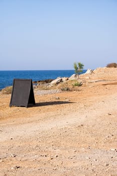 Beach advertising