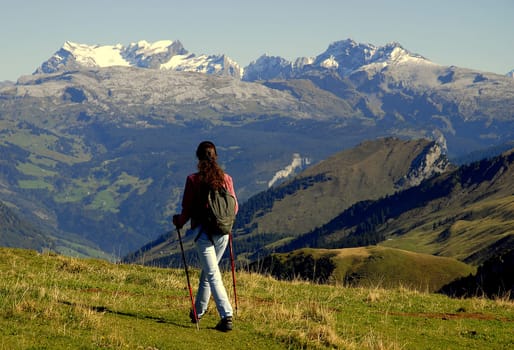 Hiking in the Central Swiss Mountains