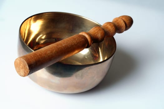 Singing bowl with clapper IV