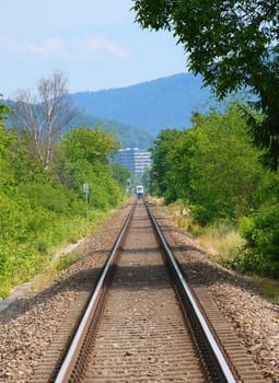 Railroad tracks