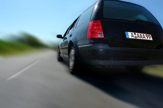 car road