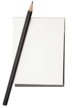 Notepad with pencil