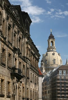 The dome of Dresden's Frauenkirche