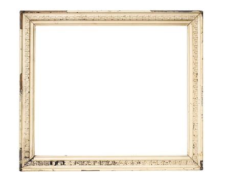 White weathered frame