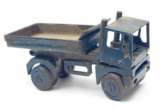 Construction site trucks