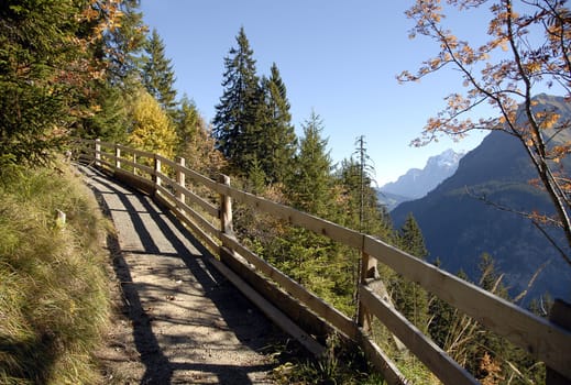 In the ascent to the SAC Lobhornhütte in the Bernese Oberland