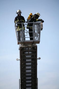 Rescue workers