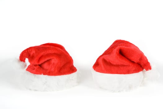 Two Christmas hats