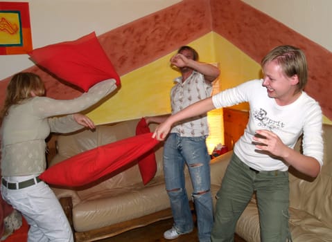 Pillow fight