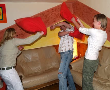 Pillow fight