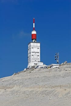 Mont Ventoux,tower of the weather station