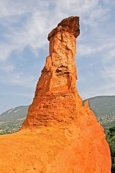 Ochre rocks near Rustrel,Provence