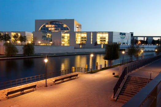 Chancellery and Spree
