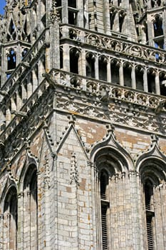 Quimper,Church Detail,Brittany
