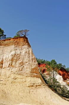 Ockerladnschaft bei Rustrel, Provence