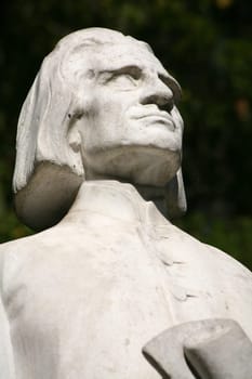 This monument to Franz Liszt is located in Weimar in the Park an der Ilm (Goeth Park). It was created by the Munich sculptor Hermann Hahn in 1902.