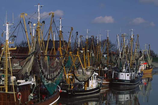 Greetsiel,shrimp cutter,East Frisia