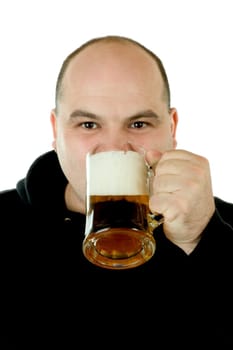 Man with beer