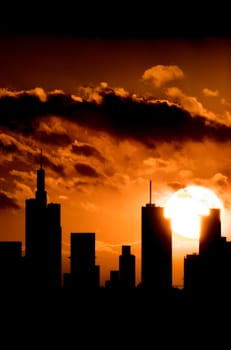 Silhouette of Frankfurt