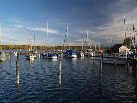Harbor on Lake Chiemsee