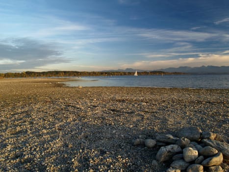 Sailing on Lake Chiemsee