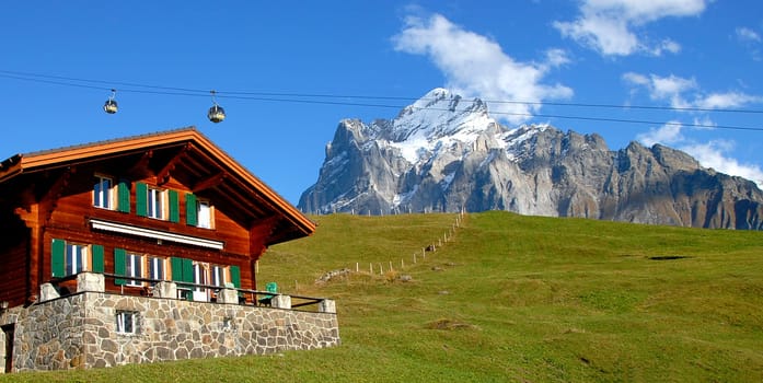 A sea of forest and mountains,scattered in it the villages,a quiet,gentle holiday country. Switzerland is always worth a stay for nature lovers.