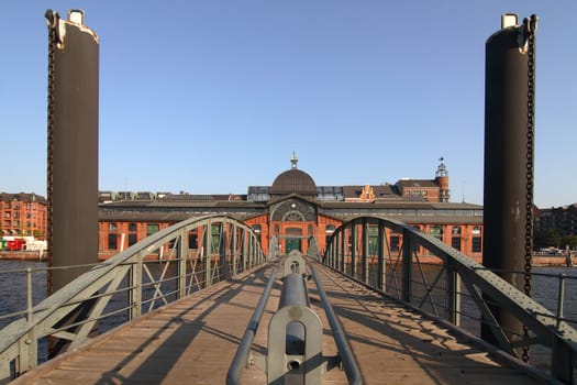 Bridge to the auction hall