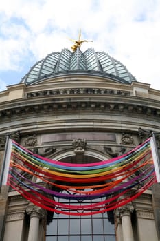 The dome of the Royal Saxon Academy of Fine Arts is affectionately called the "lemon squeezer"" by the people of Dresden"