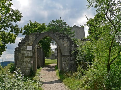 Castle ruins,Kallmünz