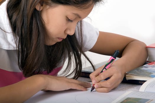 Adolescents writing