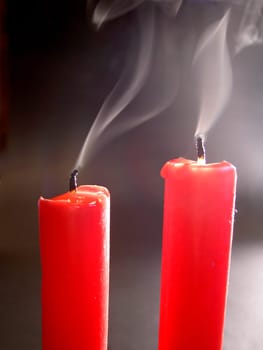 Candle smoke