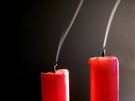 Candle smoke