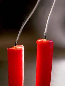Candle smoke