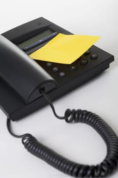 Telephone note