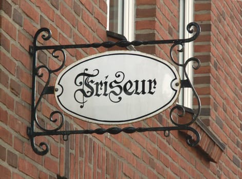 Hairdresser sign