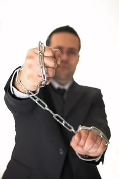 In chains