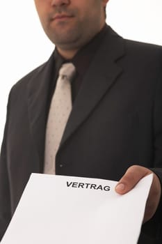 vertrag or contract