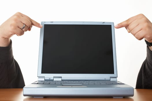 Presentation on the laptop